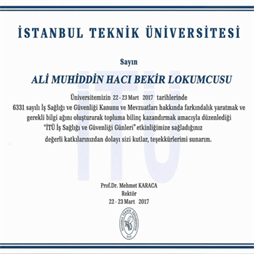 2017 İtü İsg Günleri